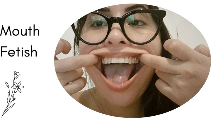 Inspecting my teeth with food