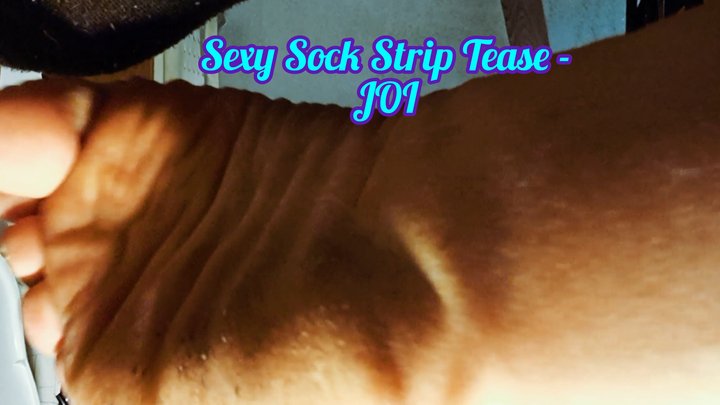 Ebony Soles Sock Tease - JOI
