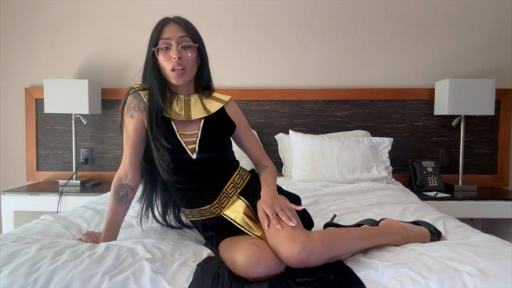 Gisele Amore's Ancient Egyptian Jerk Off Instruction HD – POV Divine Command Awa