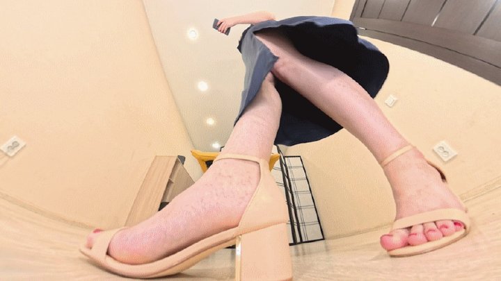 Kira - high-heeled sandals VR 360 8K