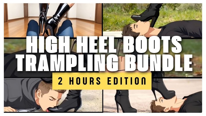 High Heel Boots Mega Compilation - 2 Hours of Relentless Face & Cock Trampling A