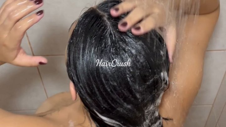 He masturbated while I was washing my hair.