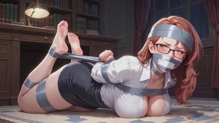 Bondage Fantasies #90B: Secretary's Secret Hogtie Confession (Animated)