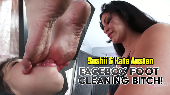 Sushii & Kate Austen - My New Facebox Foot Cleaning Bitch - HD 1080p MP4
