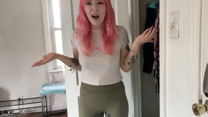 shoplifter pisses pants