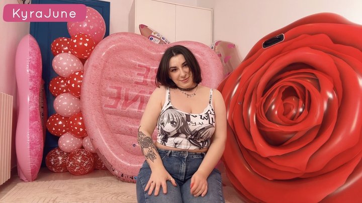 Inflatable Mass Pop on Valentine's Day from Sexy Exchange Student - Inflatable F
