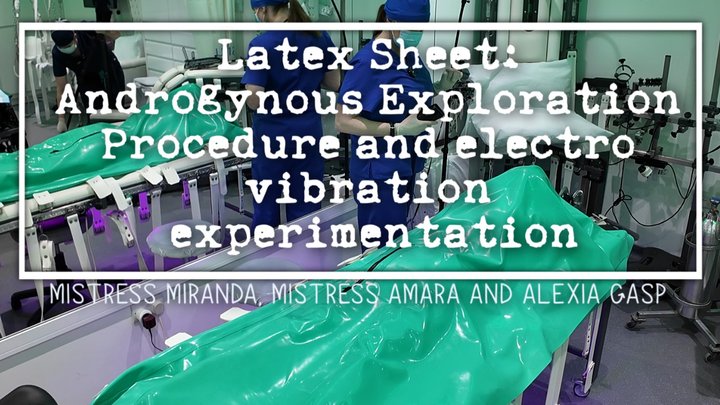 Latex Sheet Androgynous Exploration Electro Vibration Experimentation FULL