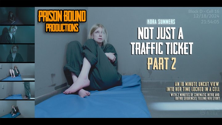 Not Just A Traffic Ticket Part 2: Kora Summers Criminal Girl Confined To A Jail 