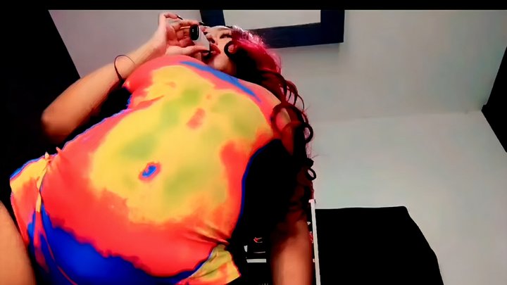 Giantess POV: Tiny Man Lost in My Vape Clouds