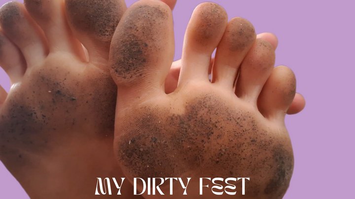 Licking my dirty feet