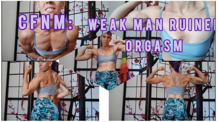Mitzie Dupree - CFNM Weak Man ruined orgasm