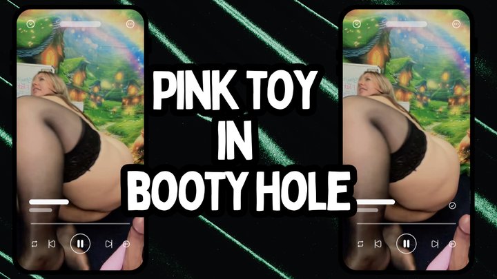 Pink Toy in Butthole