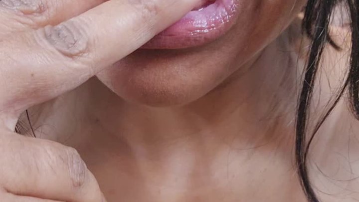 Bitting Fetish, teeth fetish, lips, finger fetish, Bitting tease