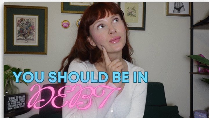 You Should Be In Debt (Debt Contract Control Fantasy)