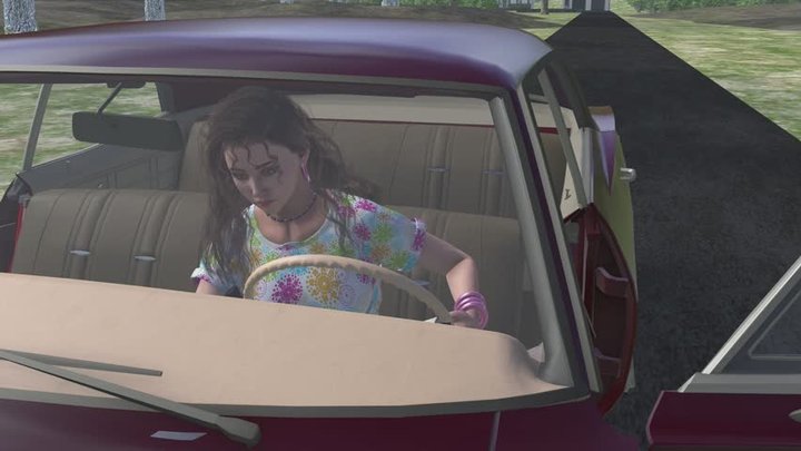 1967 Chevrolet Impala Cranking Template - Donna in Woven Flats 1080p
