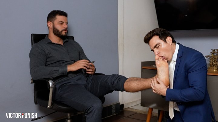 Suit Ballbusting and Feet Worship - EP III