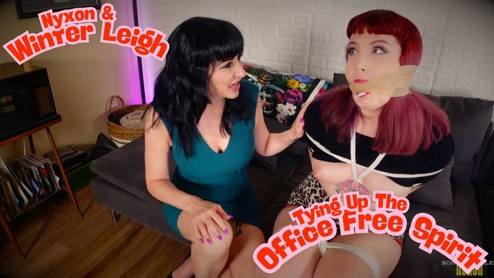 Nyxon & Winter Leigh Tying Up The Office Free Spirit 1080p