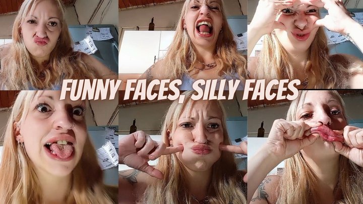 Silly faces Funny faces and expressions