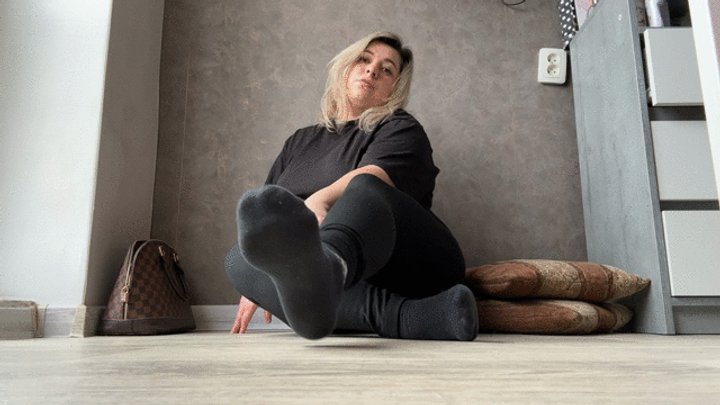 Sniff my socks and soles!
