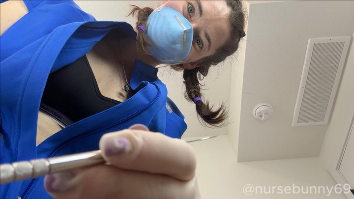 Dental Hygienist Strips During Your Exam 1080p