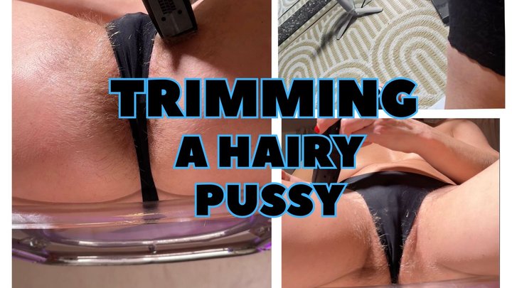 I trim my pubic hair