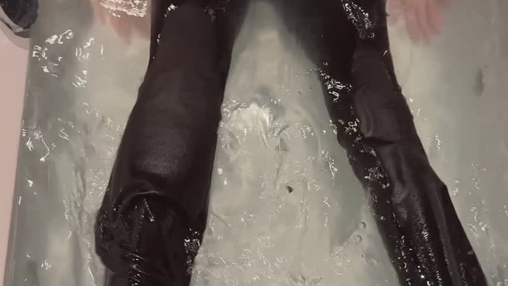 SPA shower and pool with brown outfit