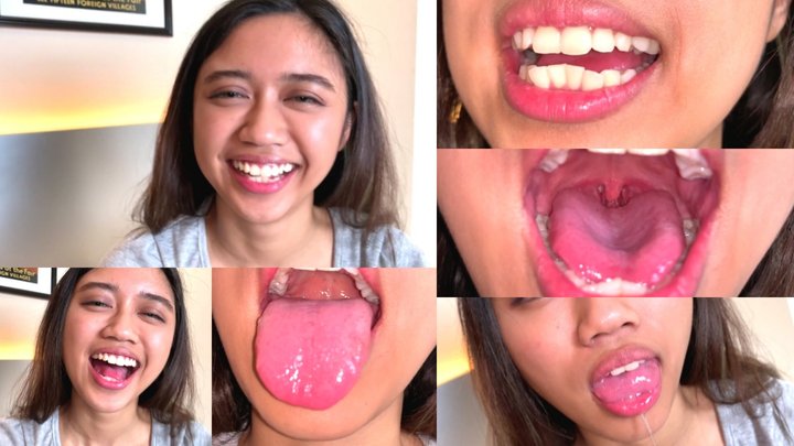 Teeth Gleaming Through Aisha’s Drool Cascade!