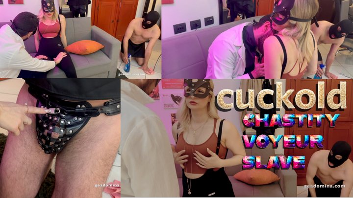REALCUKOLD_ CHASTITY VOYEUR SLAVE (sub english)