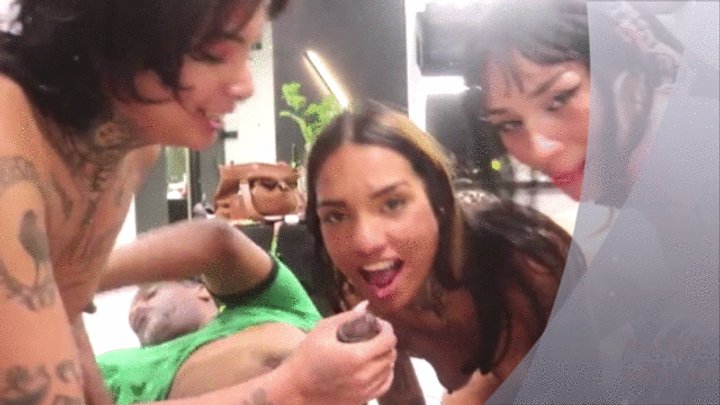 THREE SEXY BRAZILIANS ANAL SLUTS FOURSOME