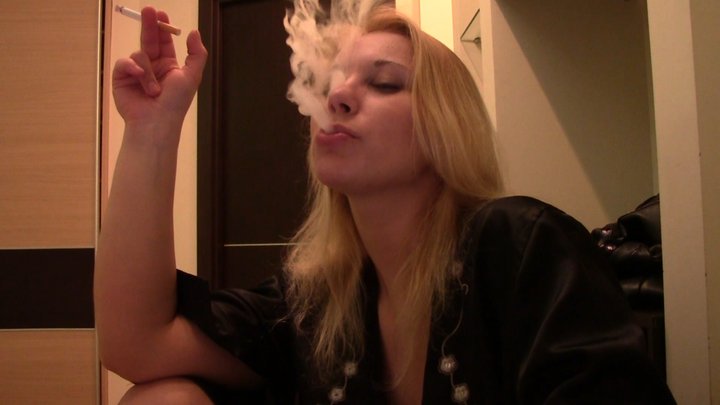 Luba Love Amateur Blonde Smokes & Teases Webcam Fans SFW