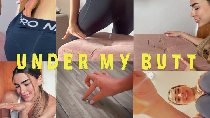 UNDER MY BUTT 4K Giantess Gabriela