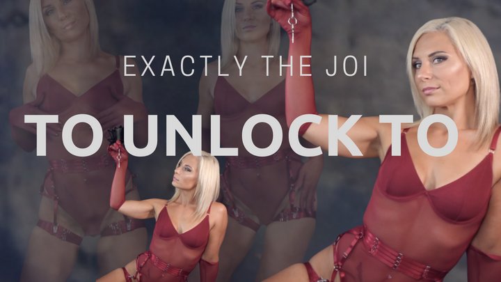 You needed to unlock to this JOI
