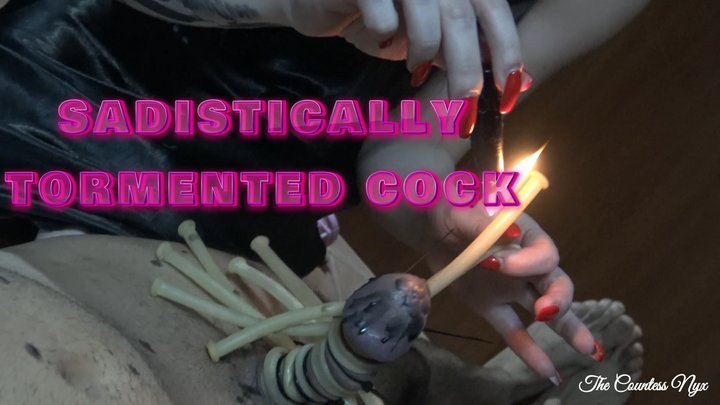 MISTRESS NYX - SADISTICALLY TORMENTED COCK (EXTREME POV)