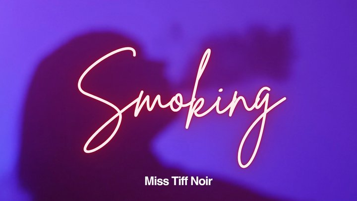 smoking silhouette - handrolled XXL tease and denied