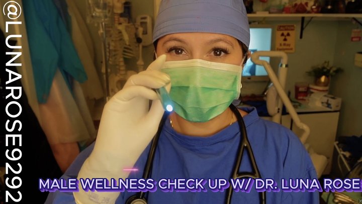 MALE WELLNESS CHECK UP WITH DR. LUNA ROSE POV Shall we check your hernia and pro