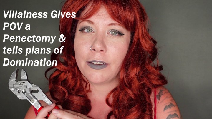 Villainess Gives POV a Penectomy and tells plans of World Domination MP4 1080