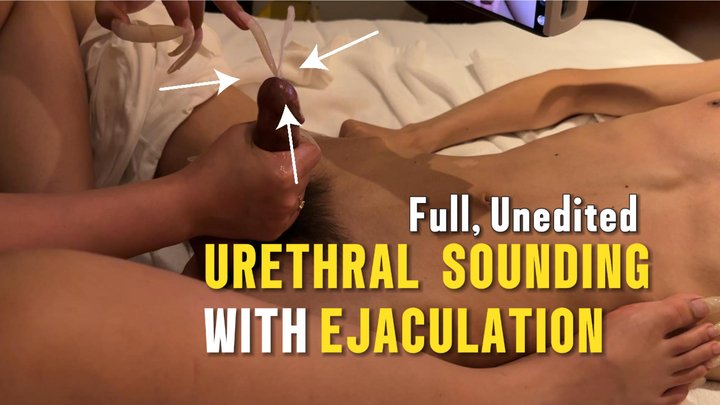 Full, Unedited Video Of Urethral Sounding Training On A Slave Using 7cm Natural 