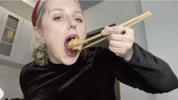 UNSTOPPABLE SUSHI STUFFING MESSY MUKBANG