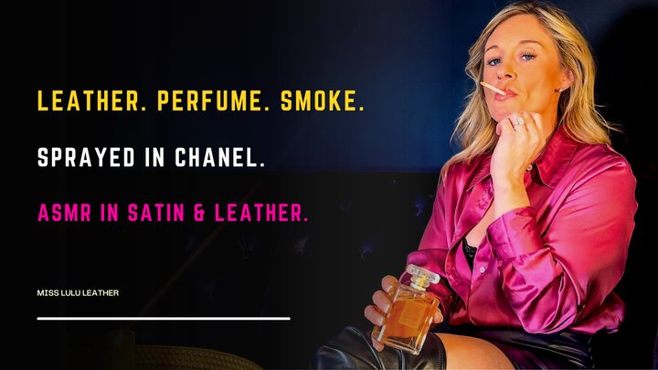ASMR – No Talking, Just Smoking 120s & Applying Chanel Perfume to My Body on the