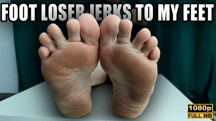 Foot Loser Jerks To My Feet - Foot Fetish JOI - Full HD 1080p HD - KingMarti - M