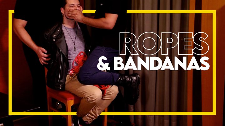Ropes & Bandanas (1080p) Gay Bondage - Gay Domination - Foot Worship - Roleplay 