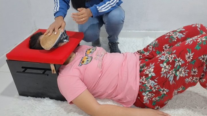 As punishment, you must smell the stink of my sweaty sneakers