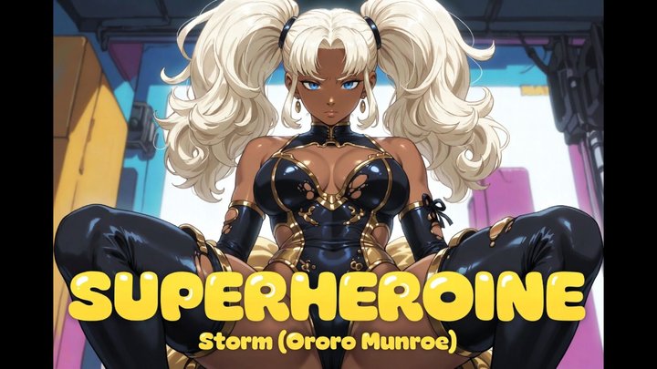 SUPERHEROINES - Storm Pinning You in Warehouse With Lightning Fingertips, Crushi