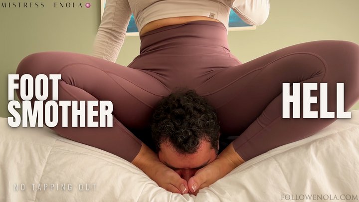 My Slave's Face Under Her Big Sweaty Feet — Foot Smother, Massive Ass & Full Wei