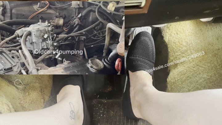 Custom video. Flooding with carburetor view