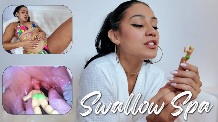 Swallow Spa: POV & 3rd Person Giantess Voring, Endoscopic View, Belly Play, Post
