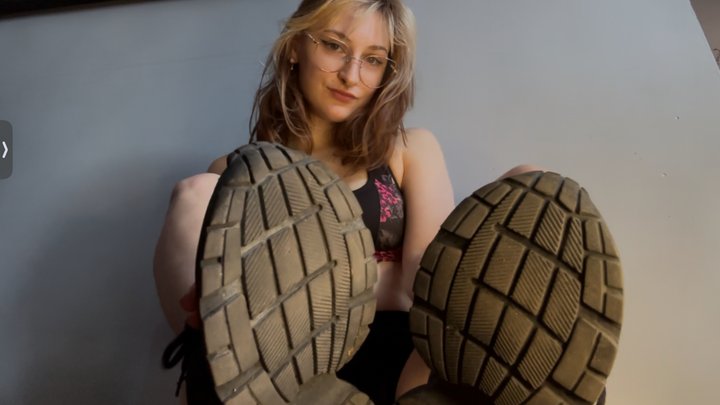 Will you be my personal foot cleaner?