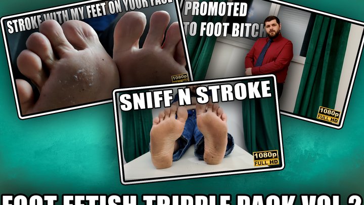 Foot Fetish Tripple Pack Vol 2 - Full HD 1080p - KingMarti - MOV