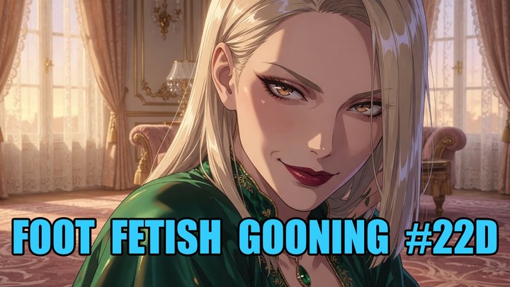 Foot Fetish Gooning #22D: Melt for Your Foot Goddess (Animated, Music, Text)
