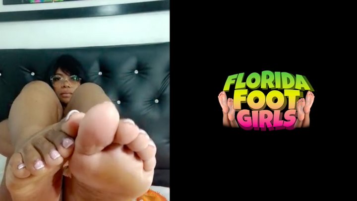 BLACK LATINA Colombian NERD GIRL Tokeyla - EBONY SOLES in Your FACE - HD 1920 x 
